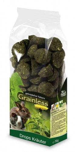 JR Farm Grainless Drops Kräuter mit Verpackung