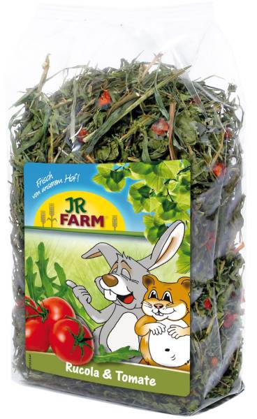 JR Farm Rucola & Tomate mit Verpackung
